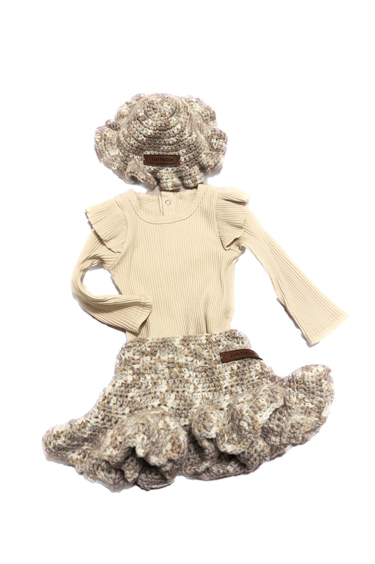 Girls 2 Piece Ruffle Set