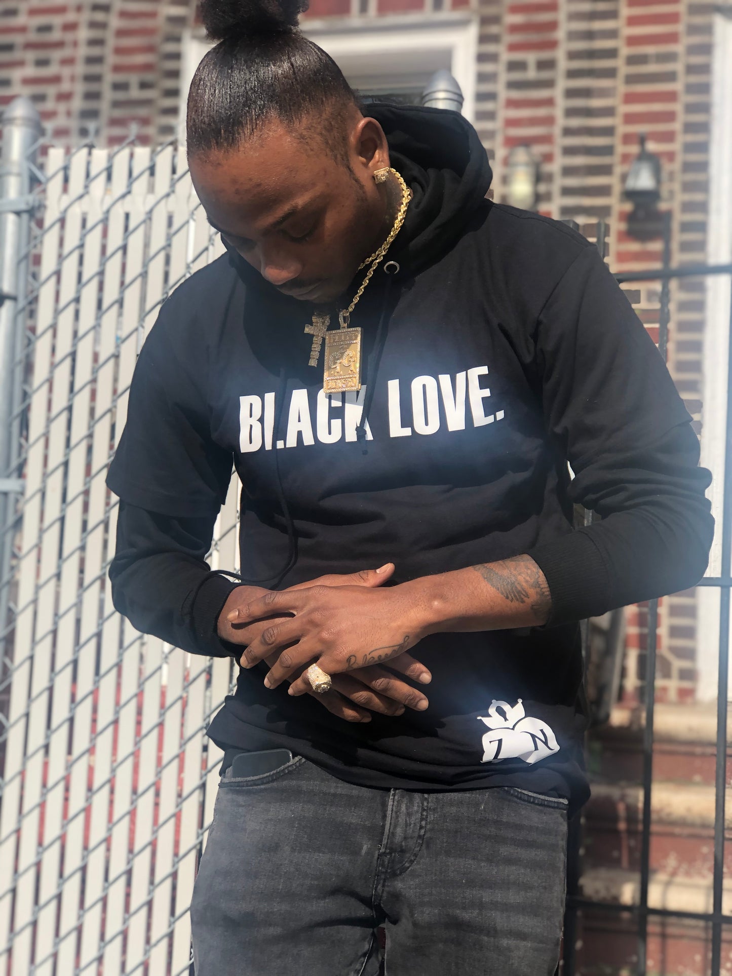 BLACK LOVE HOODIE