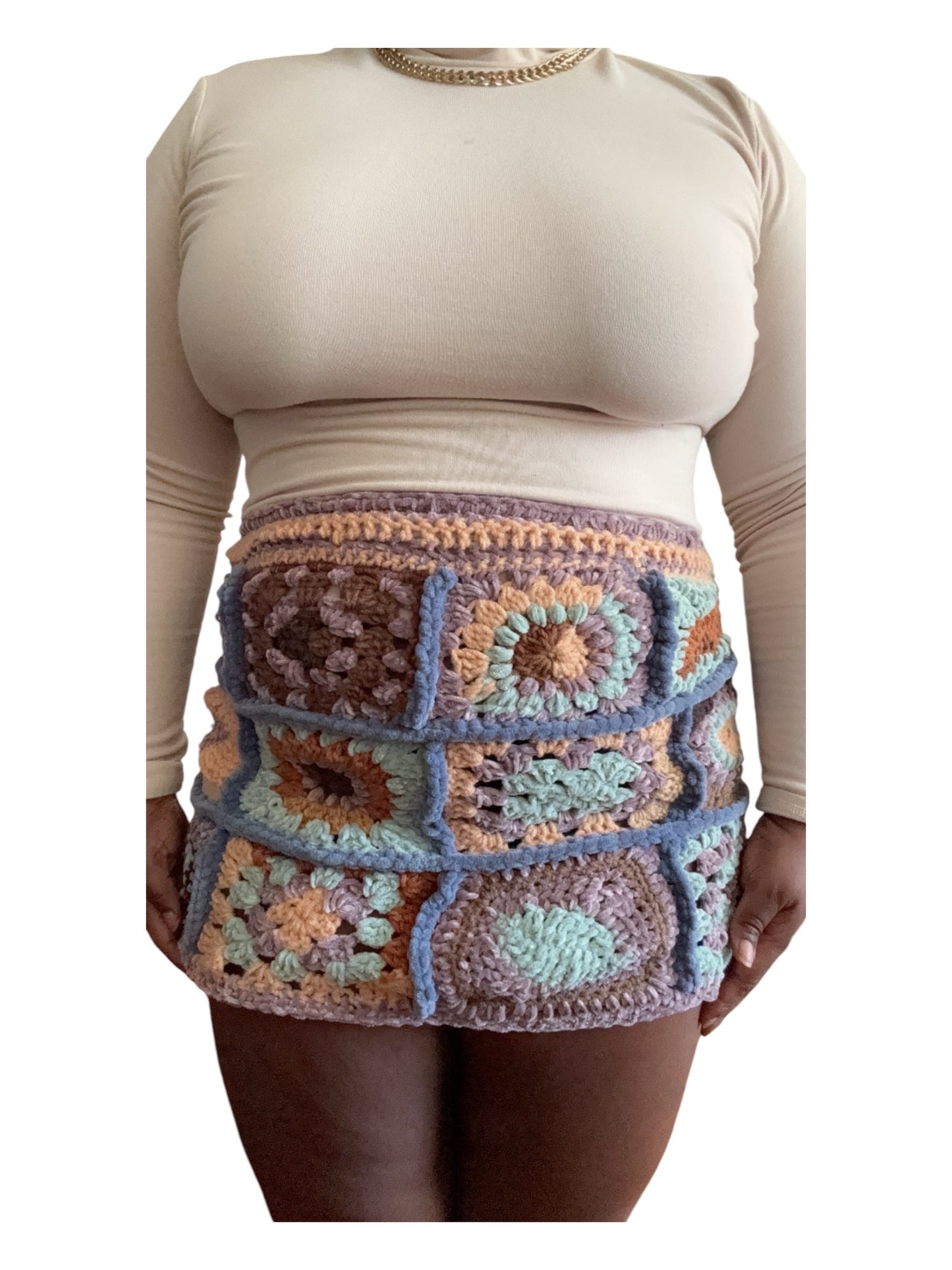 Autumn Bloom Mini Skirt