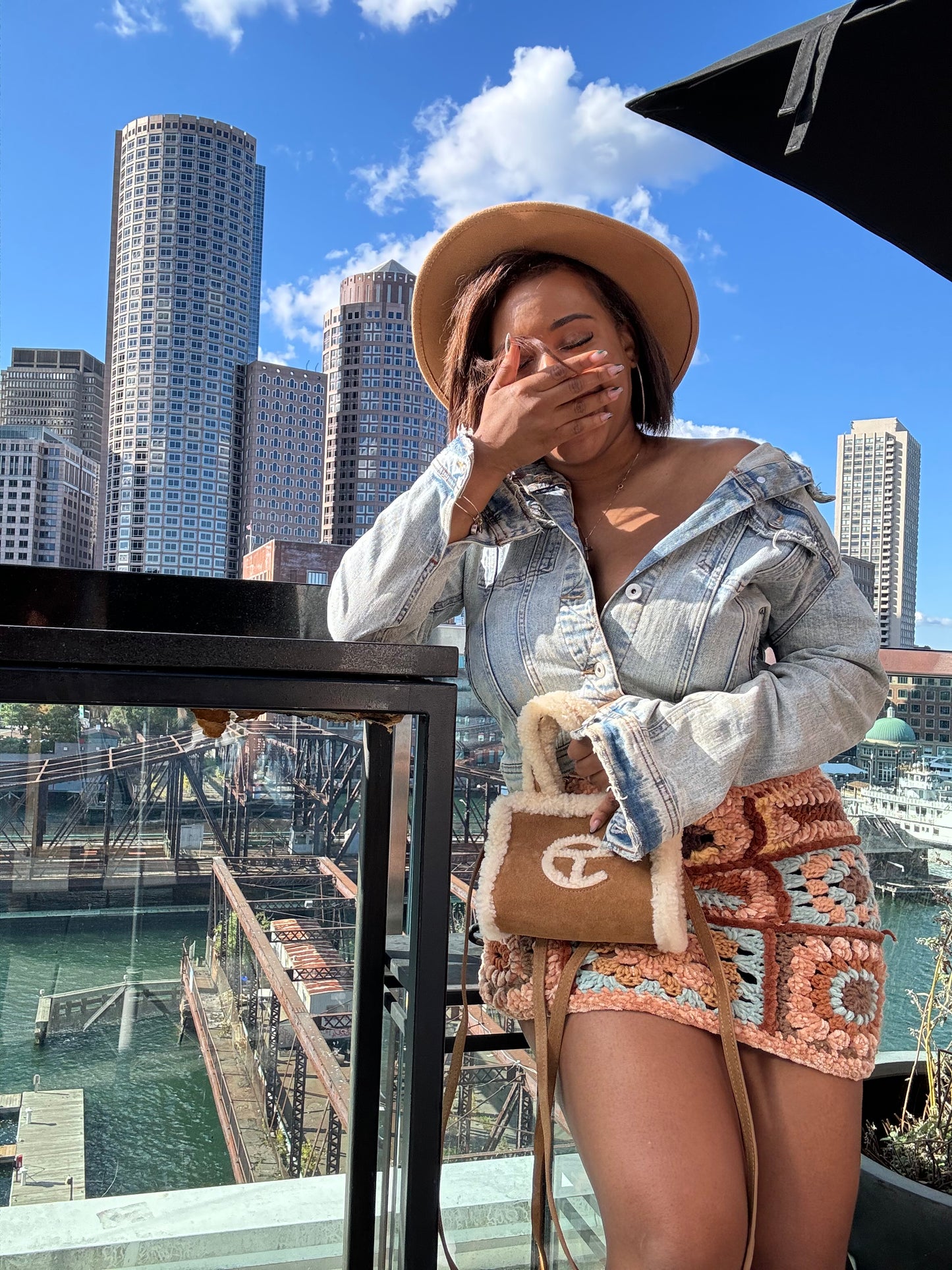 Autumn Bloom Mini Skirt