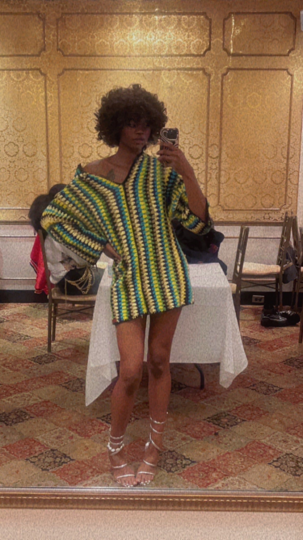 Striated Modern Tunic