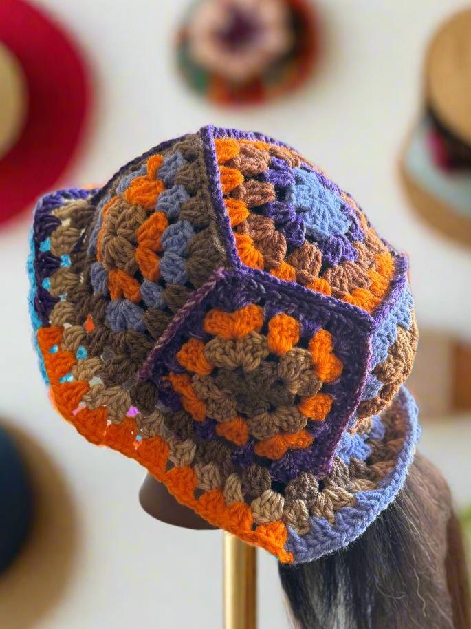 The Granny Square Bucket Hat