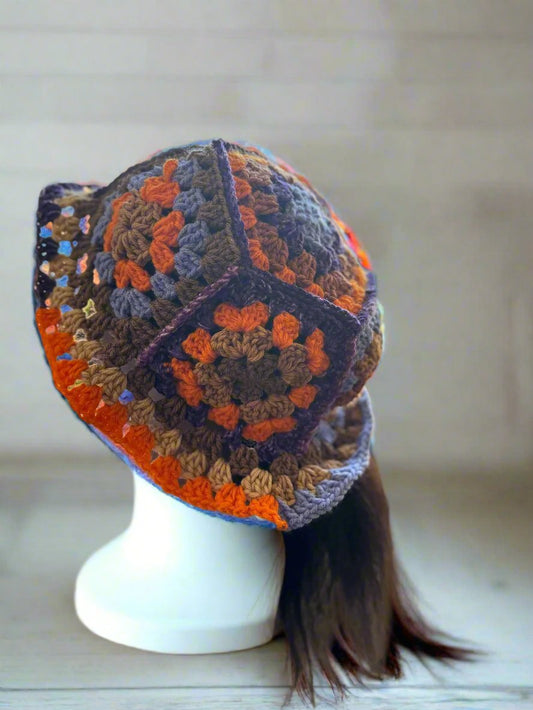 The Granny Square Bucket Hat