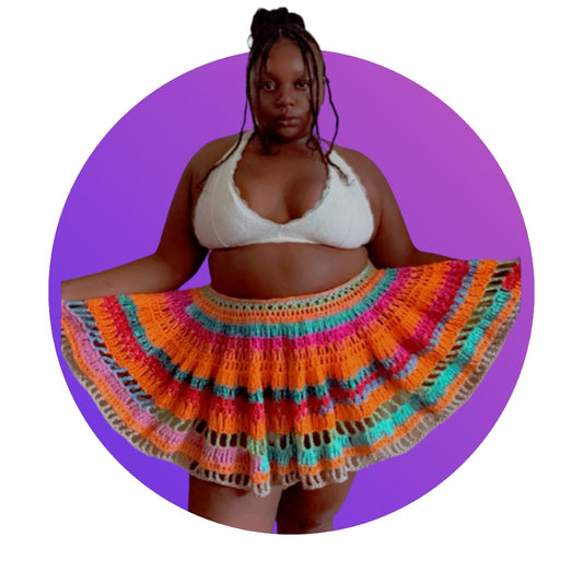 Timeless Texture: The Crochet Petticoat Skirt