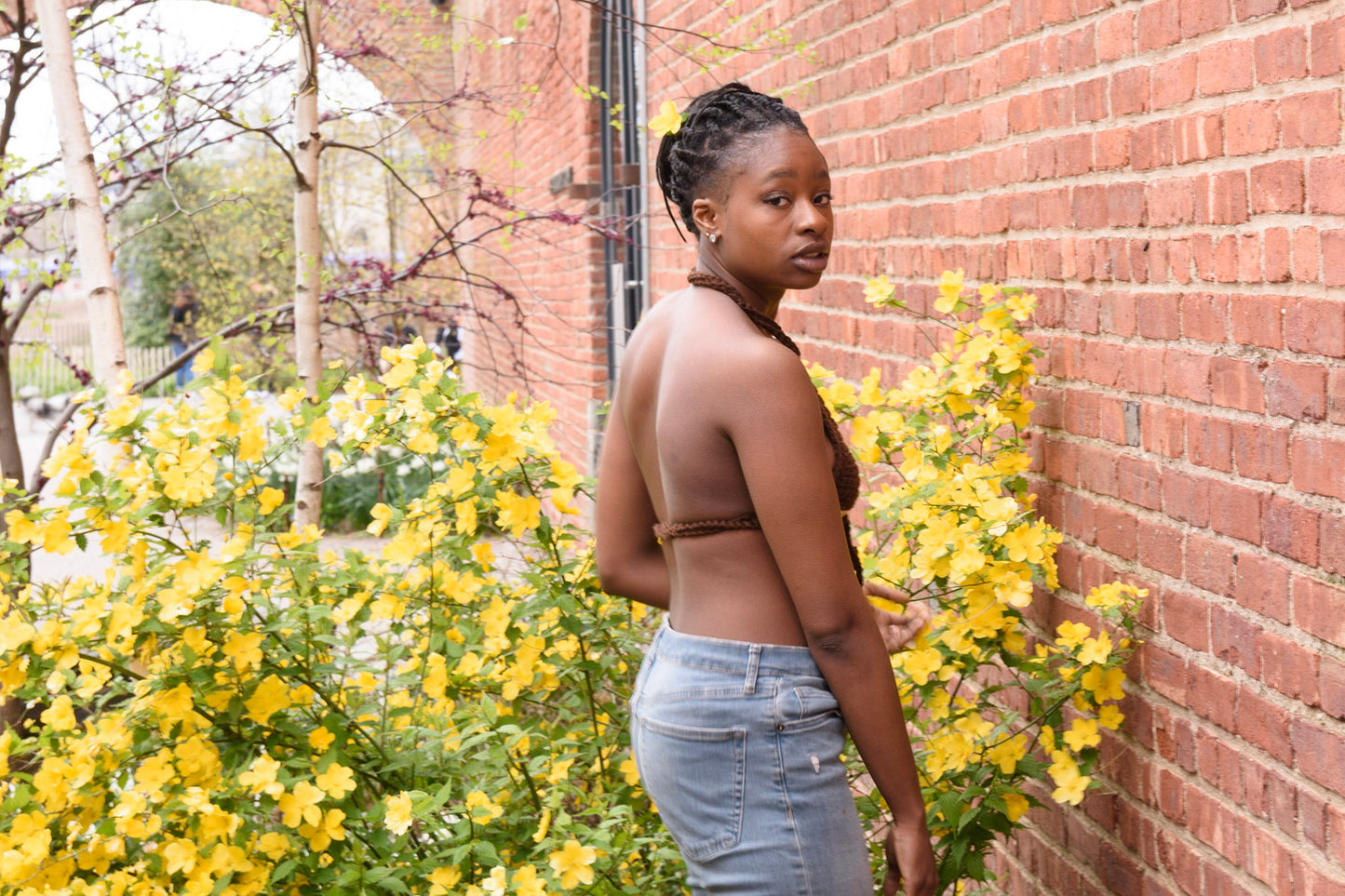 Color Block Halter