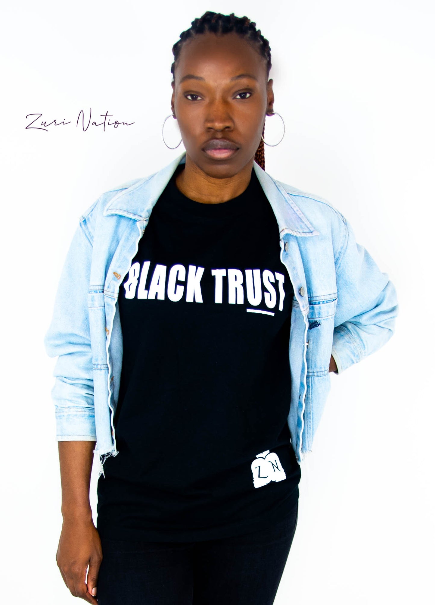 BLACK TRUST TEE