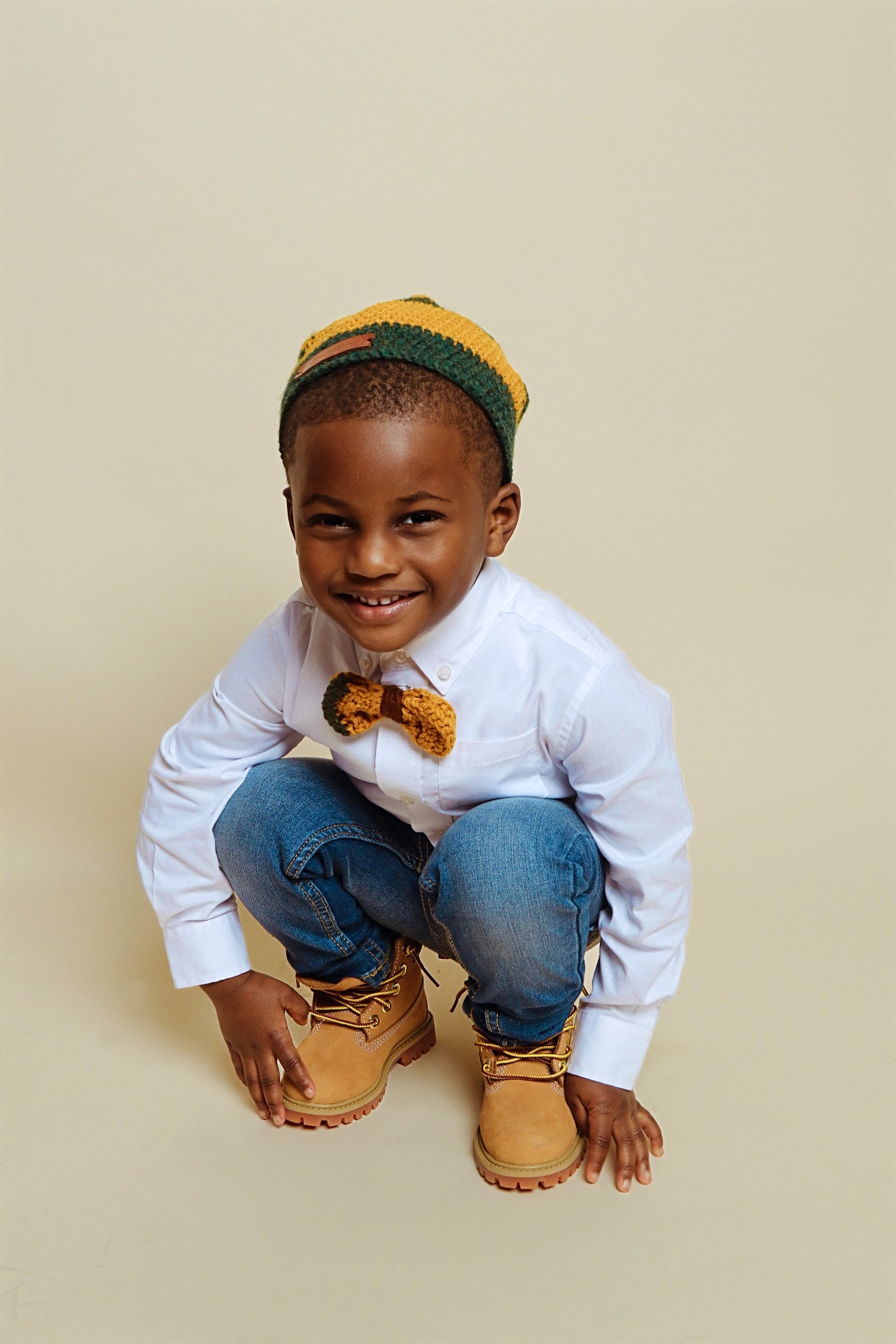 The Construction Beanie & BowTie Set