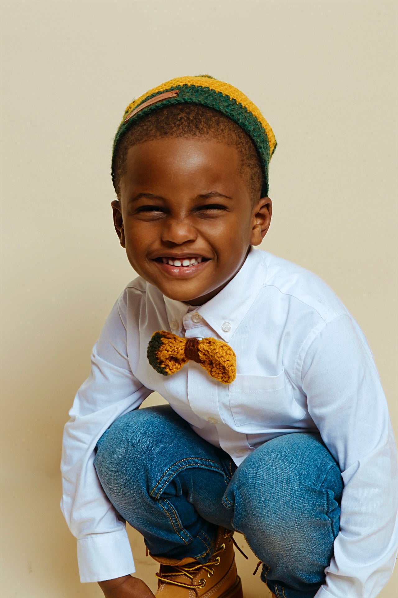 The Construction Beanie & BowTie Set