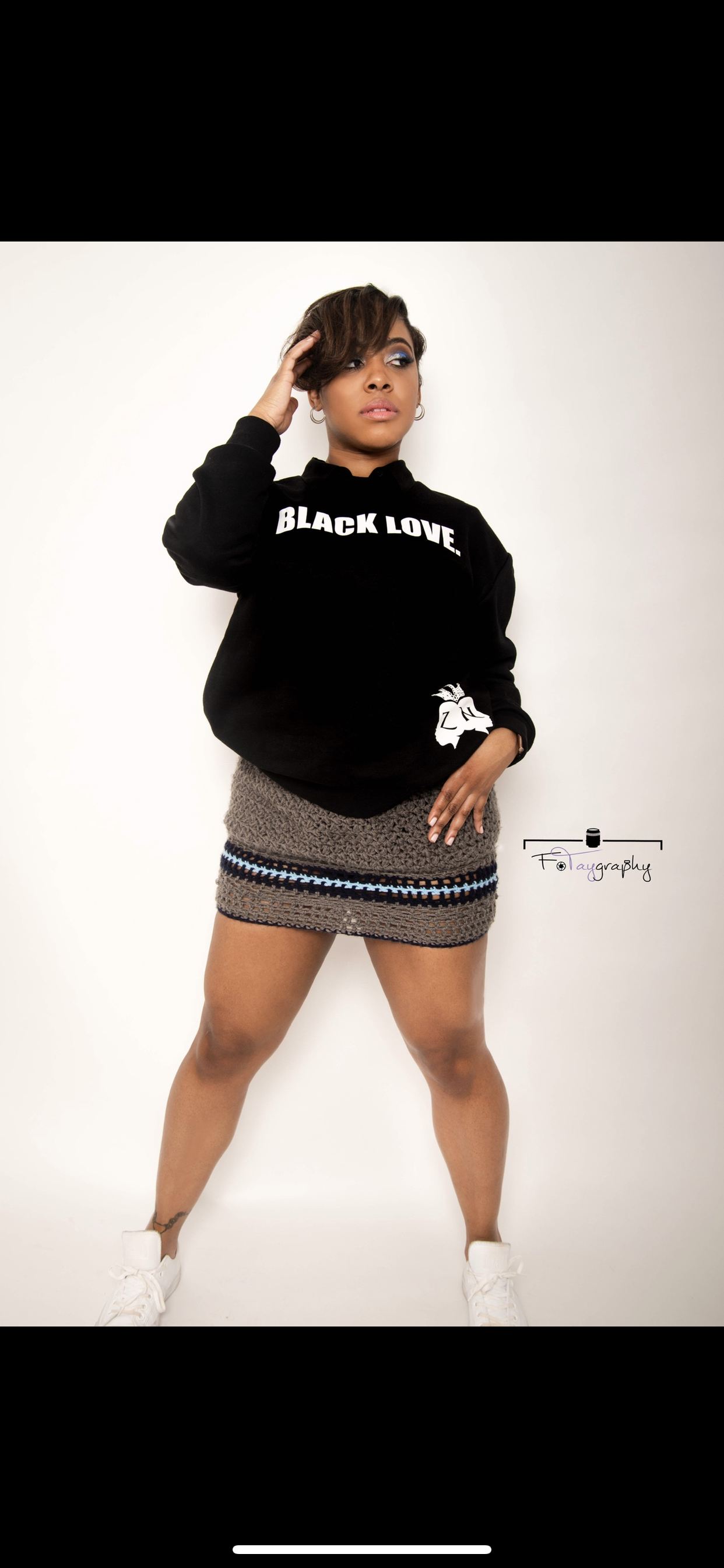 BLACK LOVE TEE
