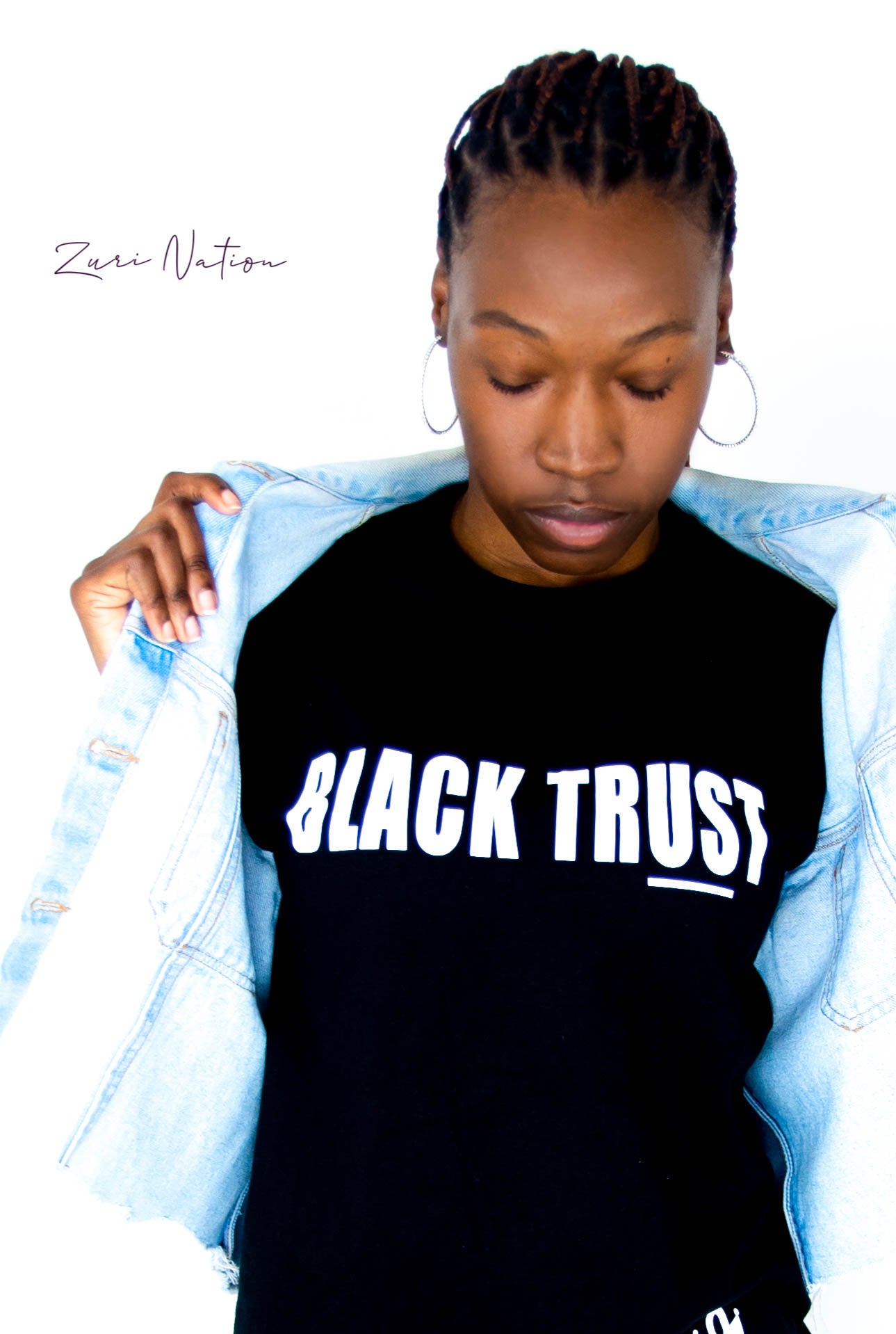 BLACK TRUST TEE